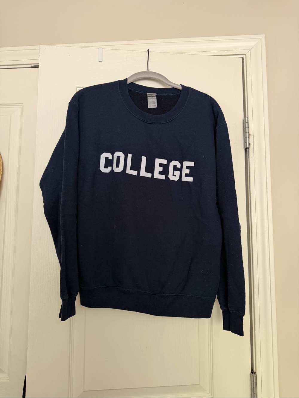 Animal House “College” Crewneck Navy Pullover Size S